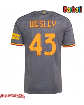 AS Roma Wesley Franca #43 Tricou Fotbal Replică 2026-27 Barbati Treilea